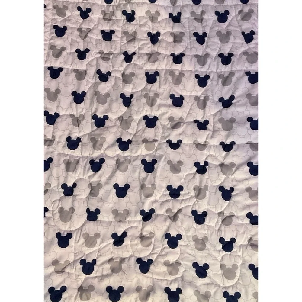 Disney Mickey Mouse Toddler Boy Crib Toddler Bed Comforter Quilted Blue